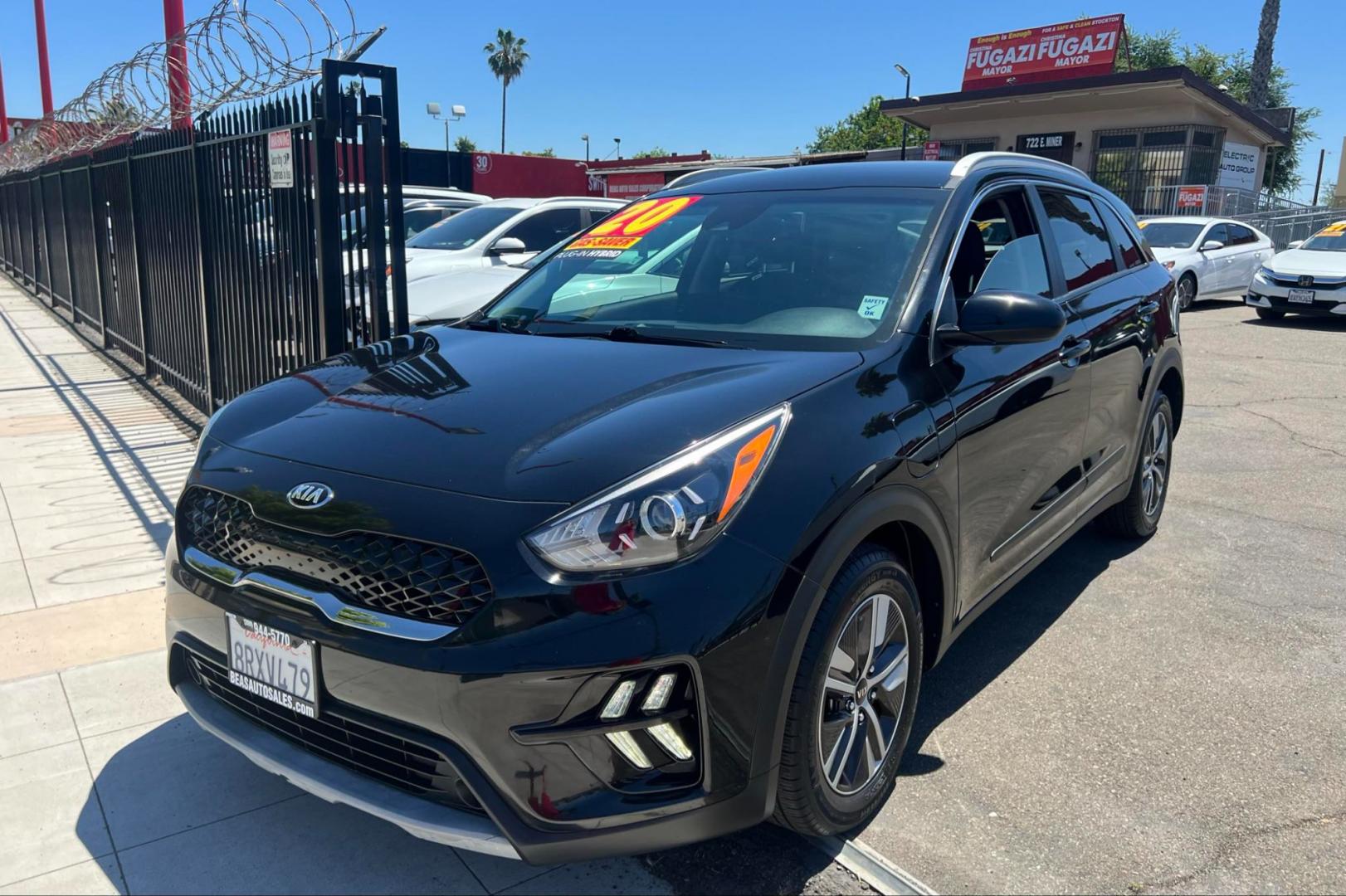 2020 BLACK /BLACK Kia Niro Plug In Hybrid (KNDCM3LD5L5) , located at 744 E Miner Ave, Stockton, CA, 95202, (209) 944-5770, 37.956863, -121.282082 - Photo#2